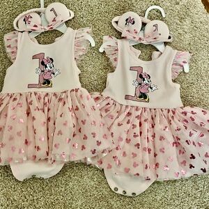 Twin Girl First Birthday Dresses